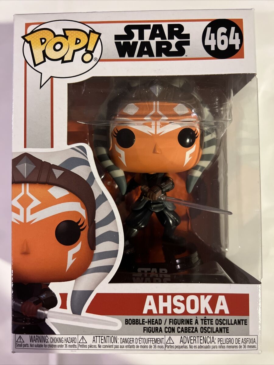 Funko Pop Star Wars Mandalorian Ahsoka with Lightsabers
