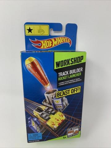 Hot Wheels Track Builder Rocket Launcher Lanzador
