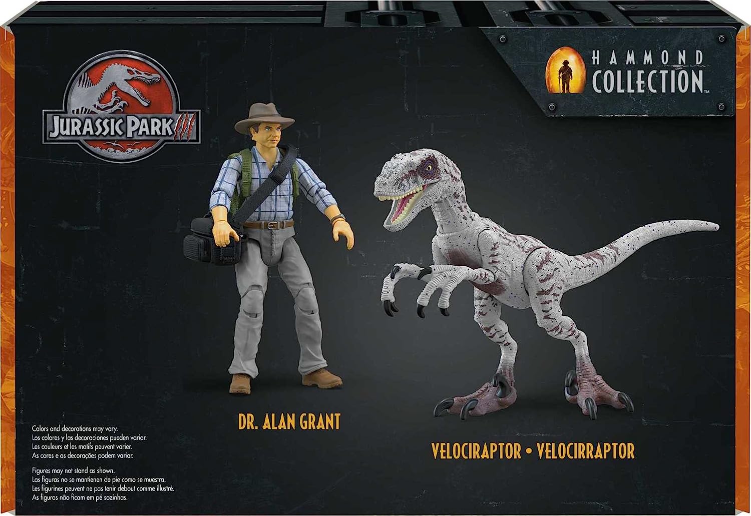 Jurassic World Hammond Collection Dr. Alan Grant & Velociraptor
