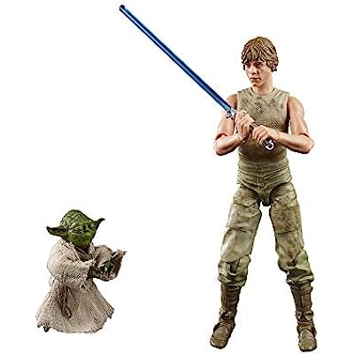 StarWars The Black Series Luke Skywalker and Yoda Jedi Training 6 40th