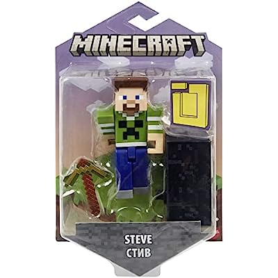 Minecraft Creeper Shirt Steve 8Cm Build-a-Portal Original