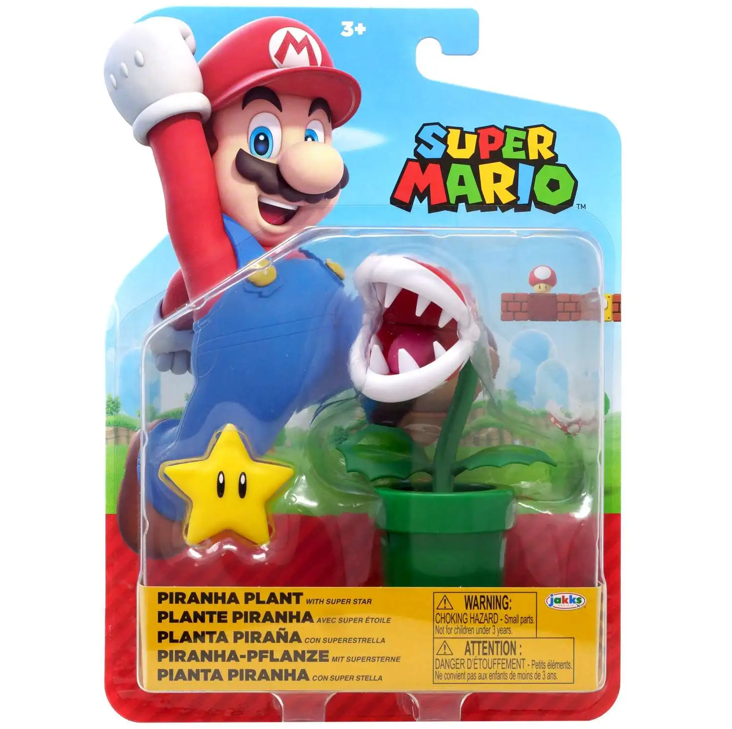 Nintendo Super Mario Piranha With Super Star