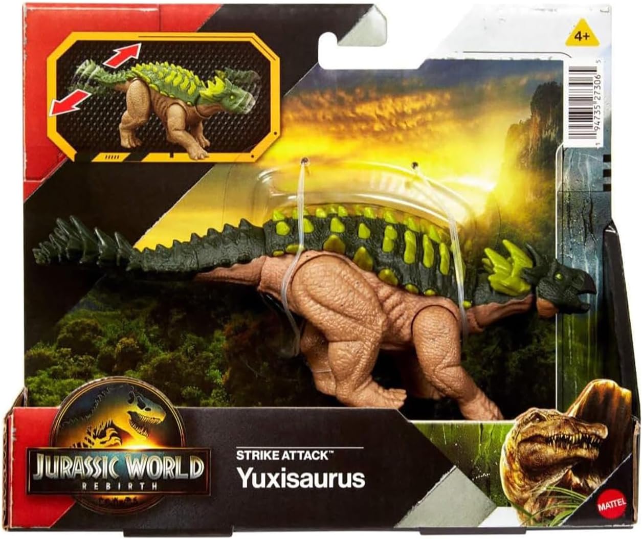 Jurassic World Rebirth Strike Attack Yuxisaurus