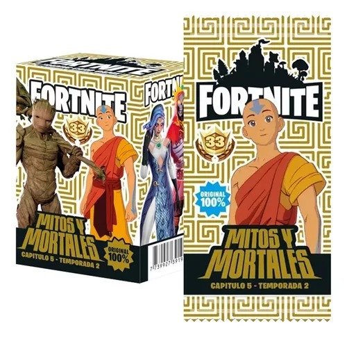 Sobres  Fortnite Mitos y Mortales y Desenfreno