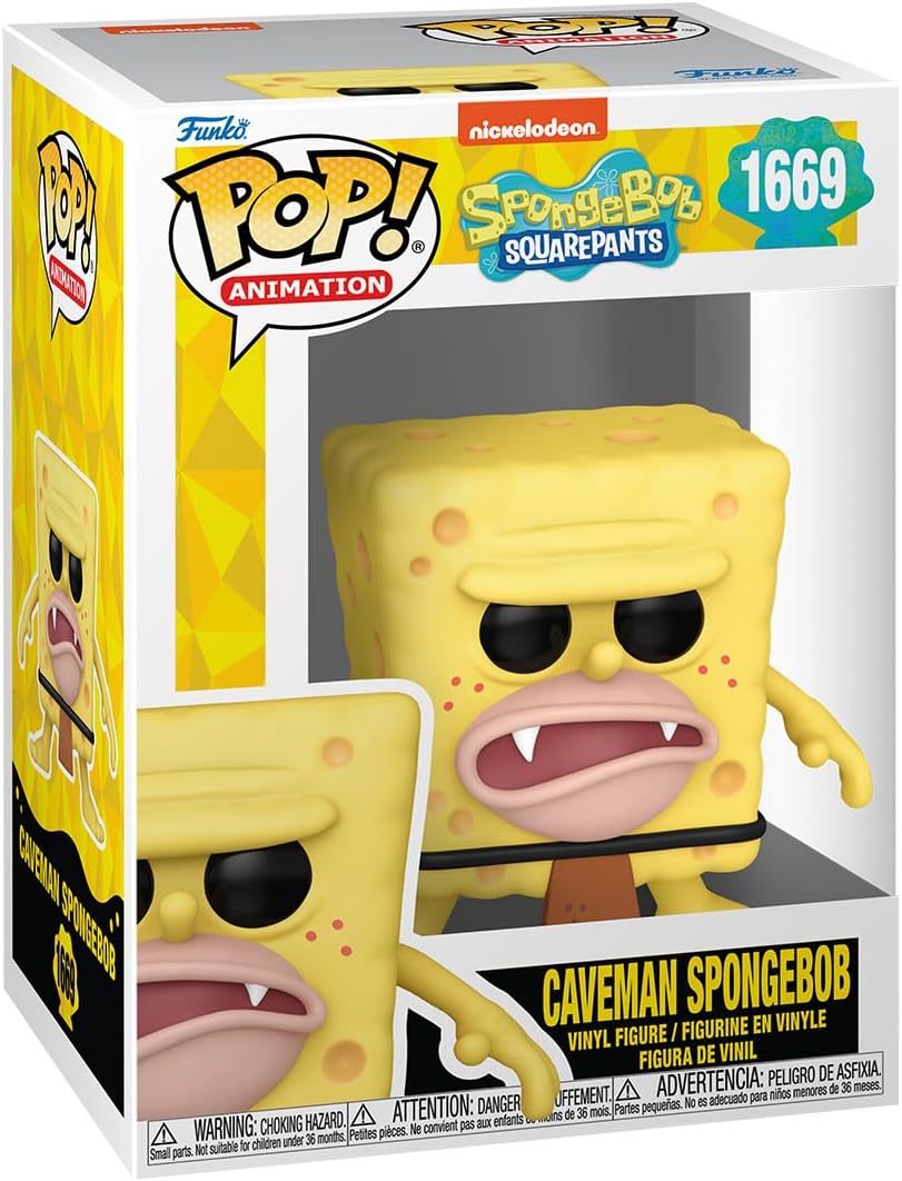 Funko Pop Bob Esponja 25th Caveman Spongebob