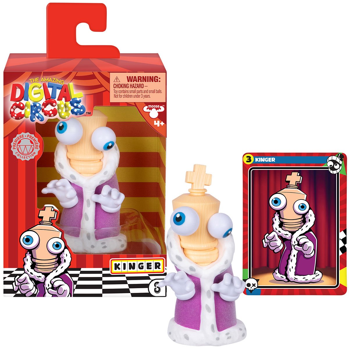 Amazing Digital Circus Kinger 4-Inch Vinyl Figure