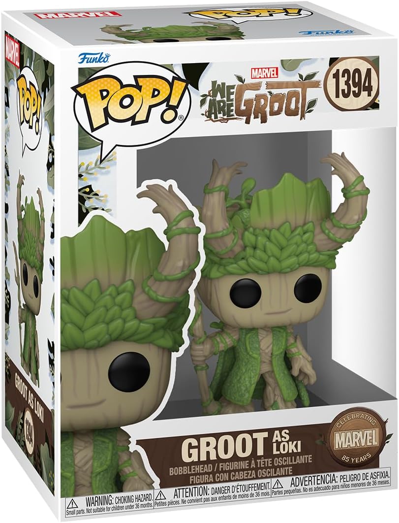 Funko Pop Marvel 85th We are Groot Groot as Loki