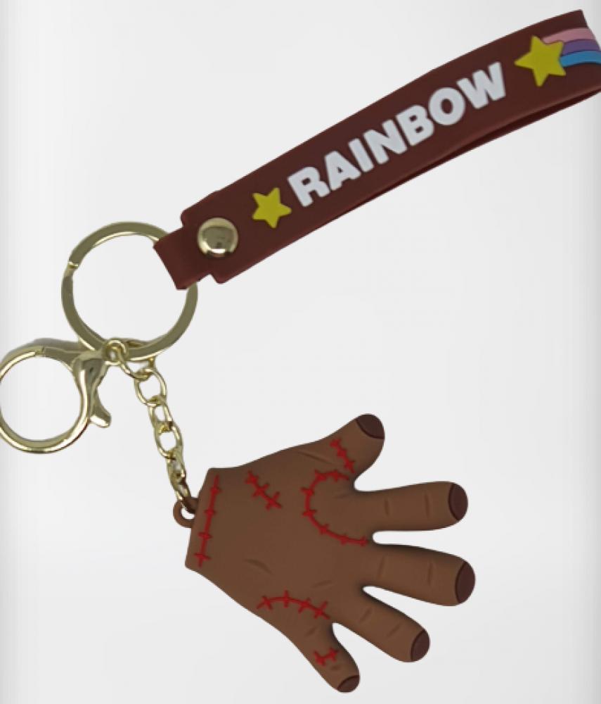 Llavero Goma Correa Merlina Dedos