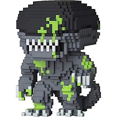 Funko Pop Horror 8 Bit Alien (Blood Splattered Version) 