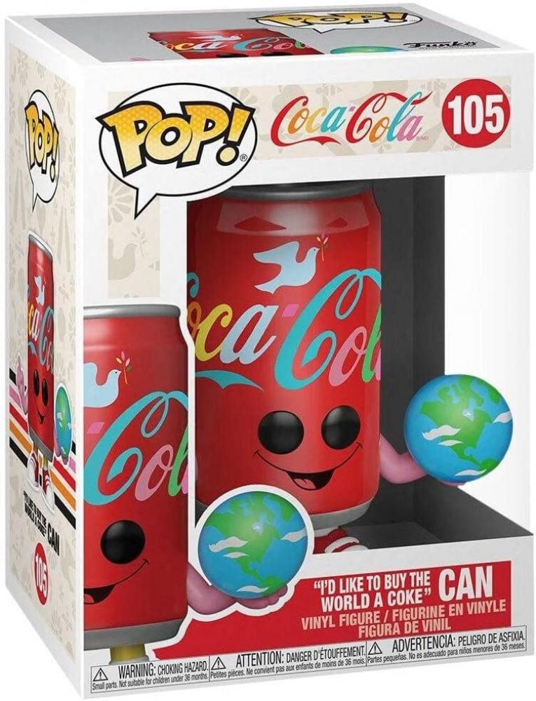 Funko Pop Coca Cola I would Like to Buy The World a Coke Can