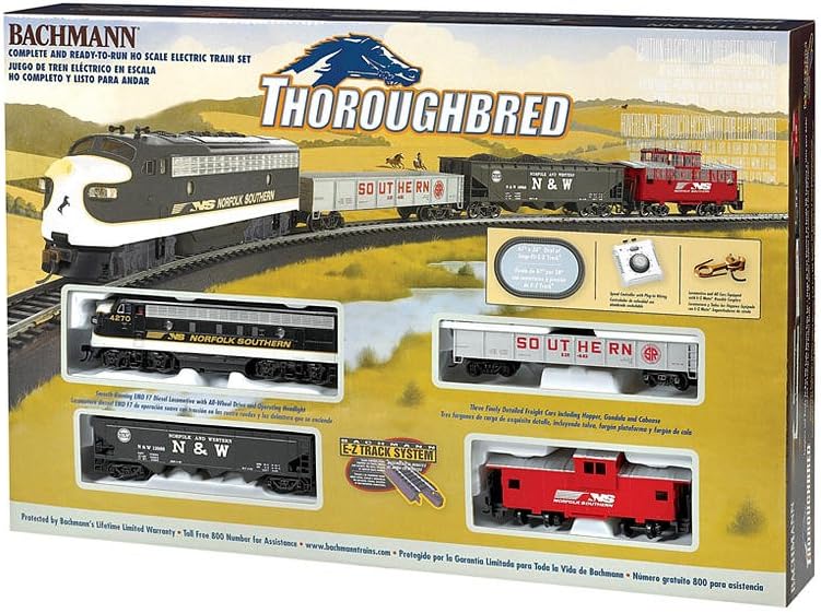 Bachmann Trains HO Scale Thoroughbred Ready To Run Electric Train Set