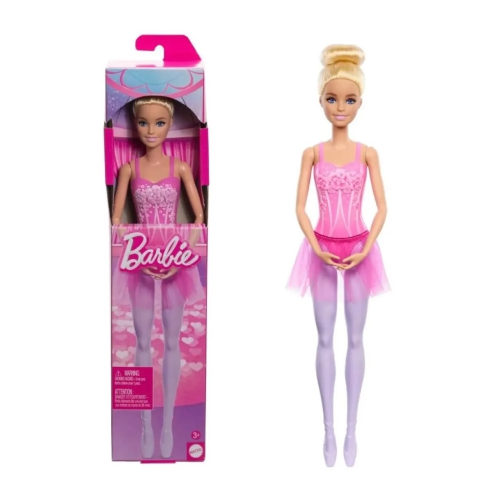 Barbie Ballerina Blonde Wearing Purple Removable Tutu