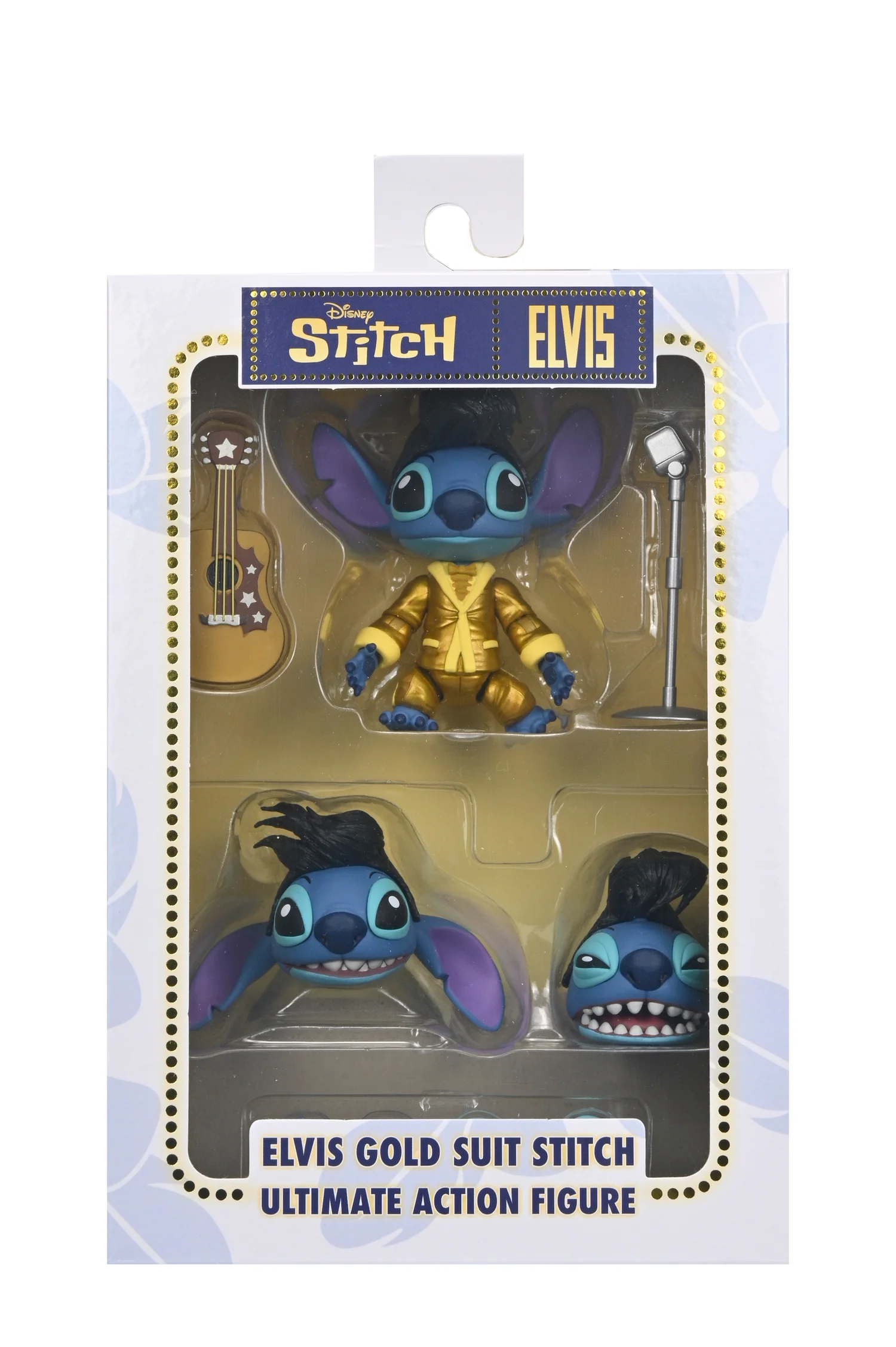 NECA Disney Lilo & Stitch Ultimate Gold Suit Elvis Stitch