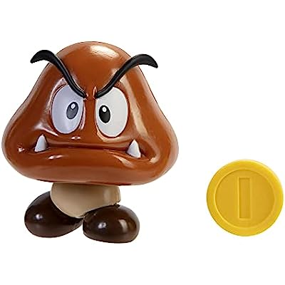 SUPER MARIO Figure 10CM Goomba with Coin Accessory