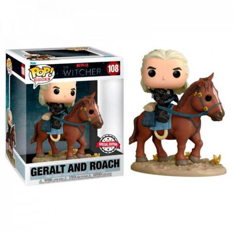 Funko Pop Rides Witcher Geralt And Roach 108