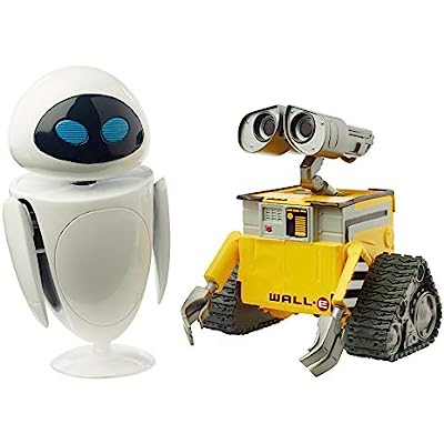 Pixar Wall-E and EVE Mattel Original 9cm