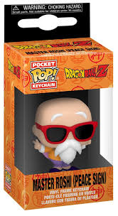 Llavero Funko Pop DBZ  Roshi (Peace Sign)