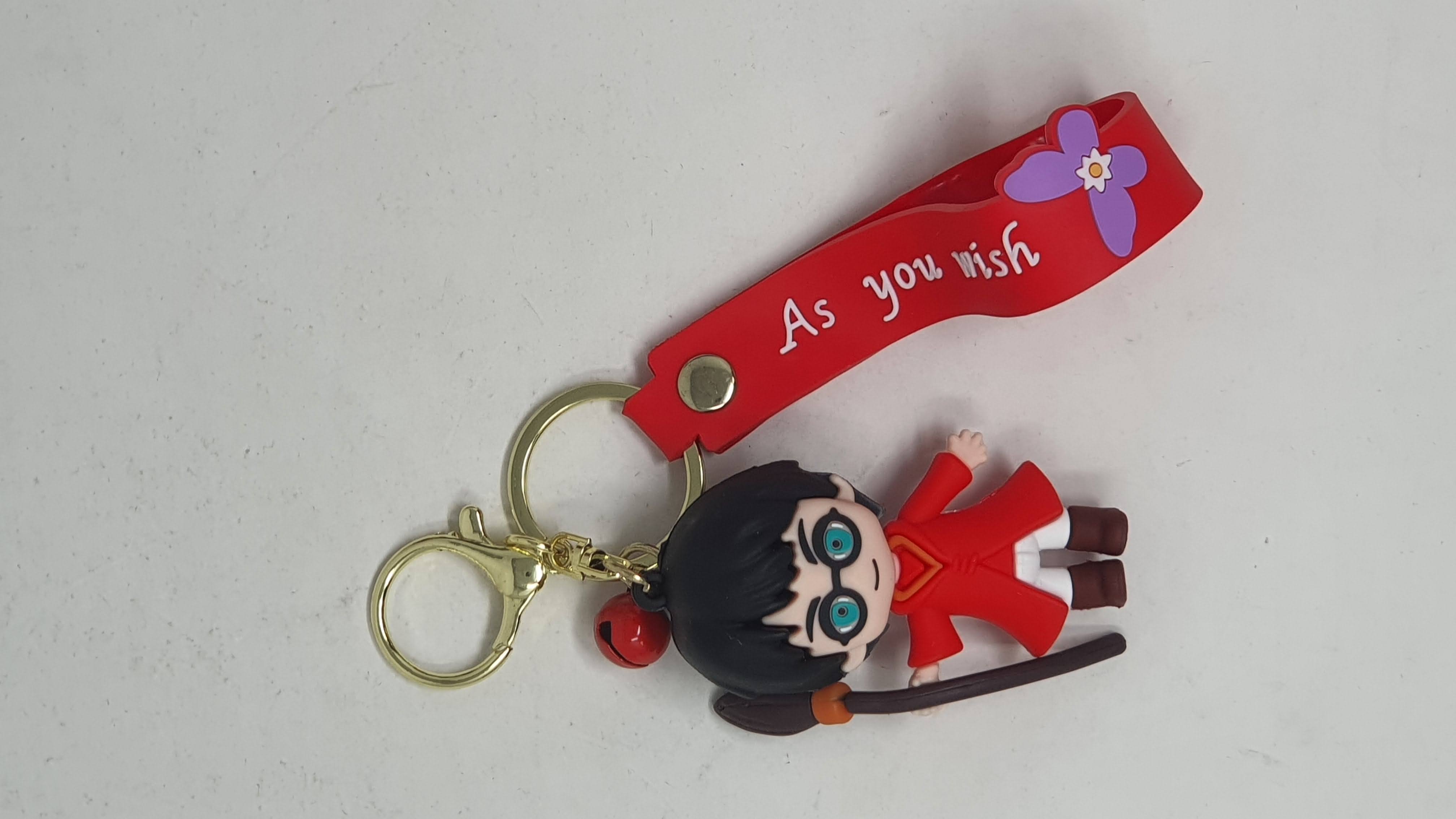 Llavero Goma Harry Potter Capa Roja