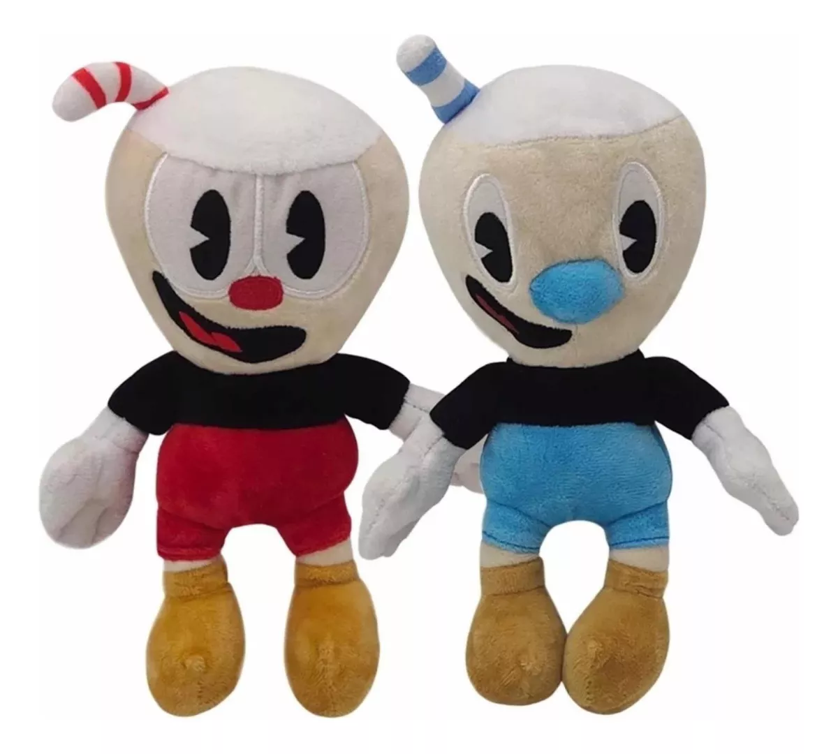 Peluche Cabeza de Taza  Cuphead Mugman