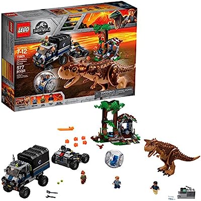 LEGO Jurassic World Carnotaurus Gyrosphere Escape 75929
