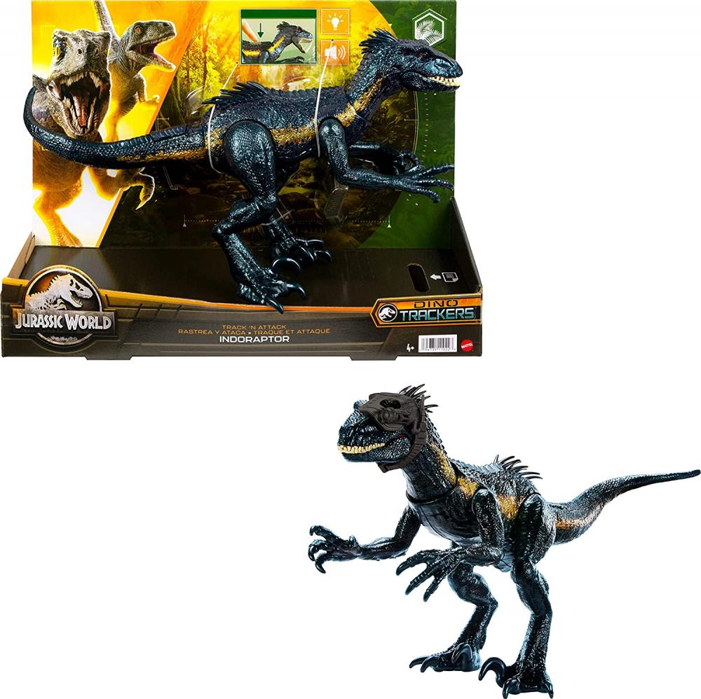 Jurassic World Indoraptor Track N Attack Luz Sonido