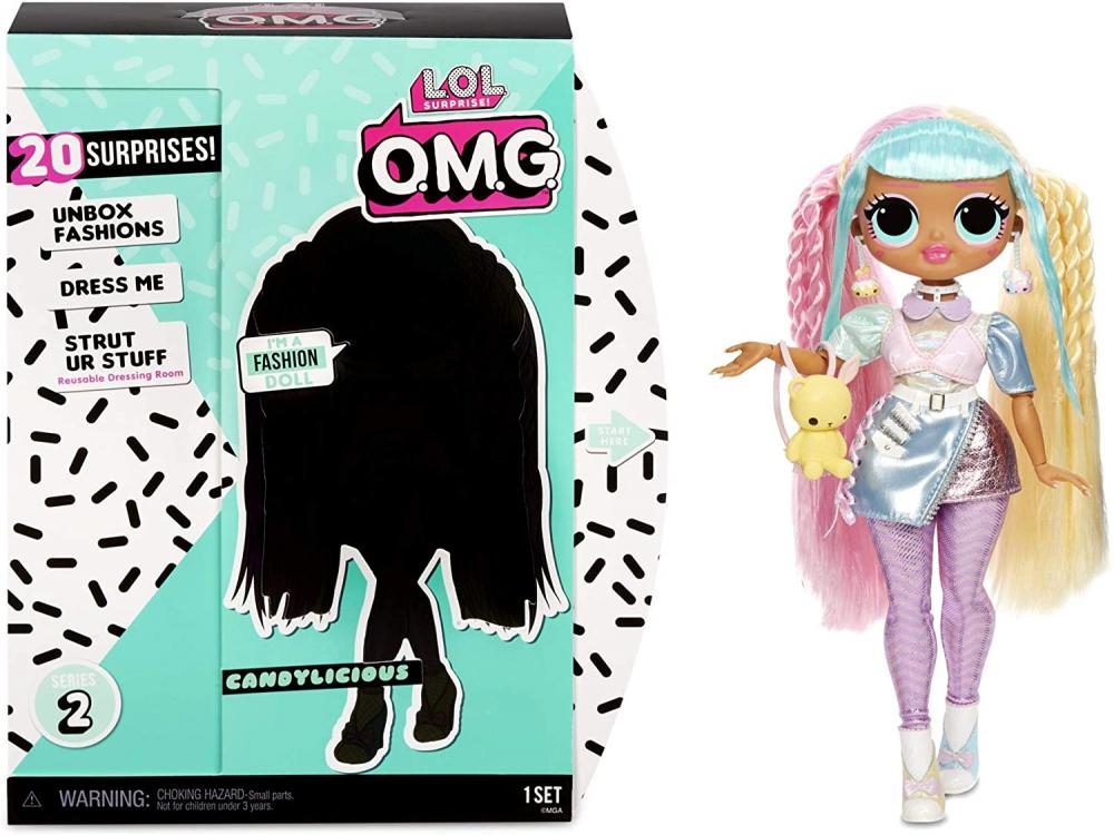 L.O.L. Surprise! O.M.G. Candylicious Fashion Doll with 20 Surprises