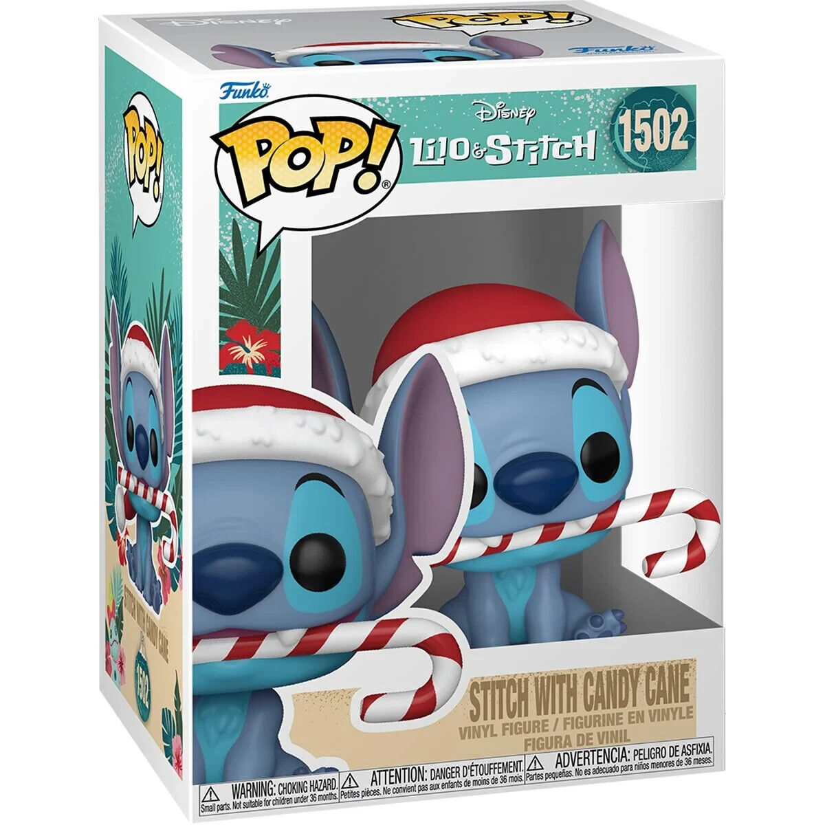 Funko Pop Stitch with Candy Cane