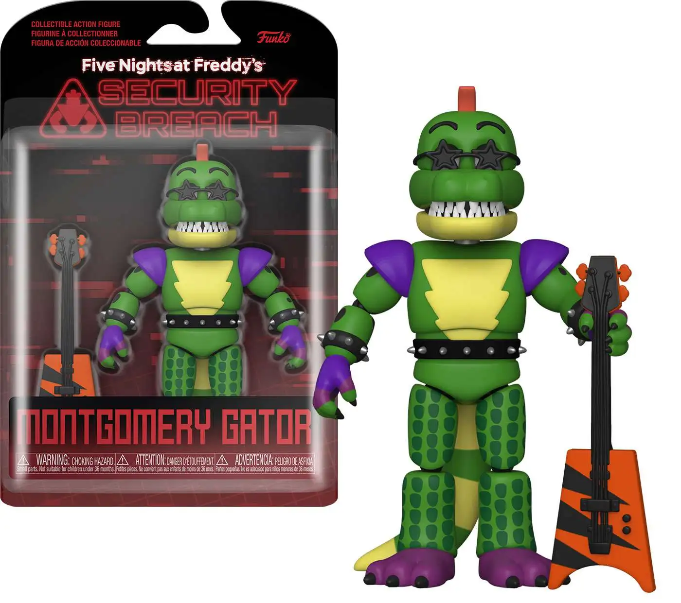 Funko Security Breach Five Nights at Freddy Montgomery Gator