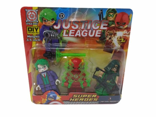 Lego 8cm x3 Joker Flash Arrow