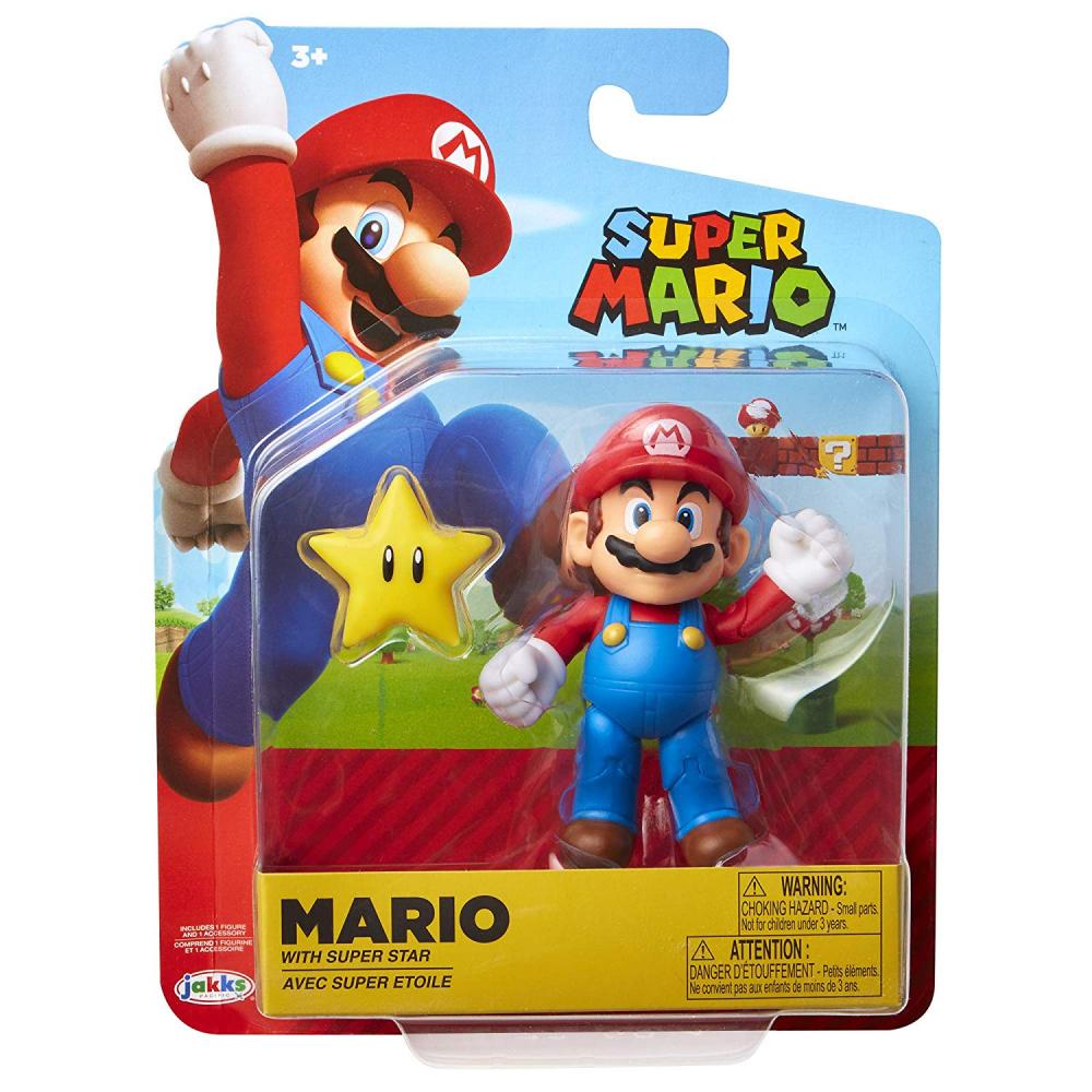 Nintendo Super Mario, 4” with Super Star