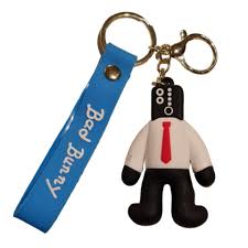 Llavero Goma Skibidi Toilet Speakerman