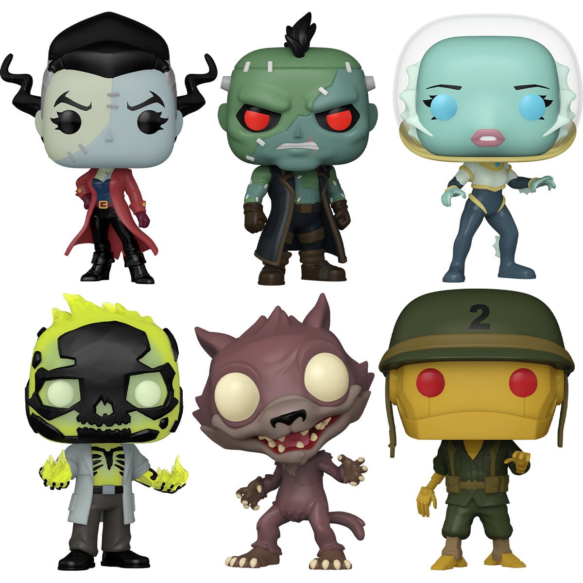 Creature Commandos Funko Pop! Vinyl Figure Case of 6