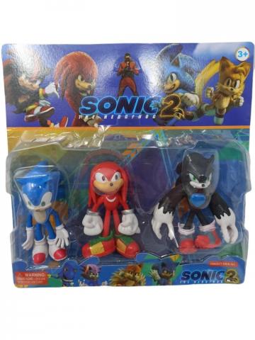 Pack Figuras Sonic x3