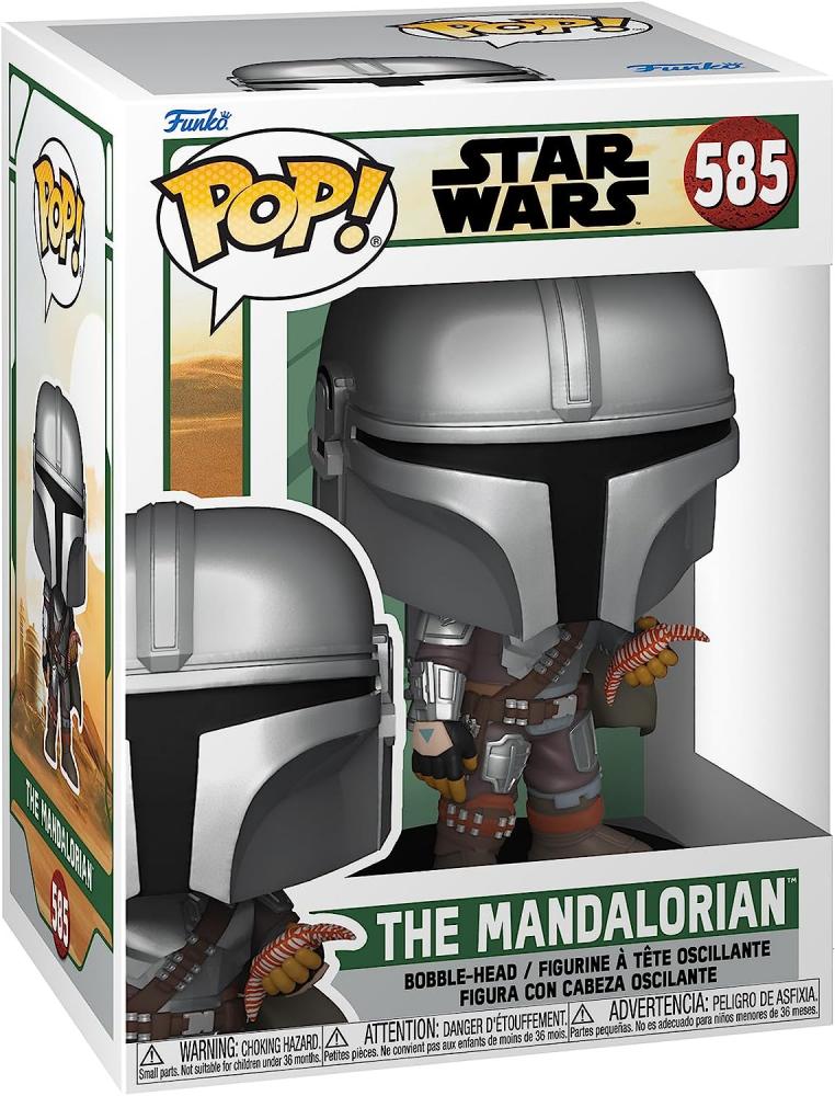 Funko Pop Star Wars The Mandalorian with Pouch
