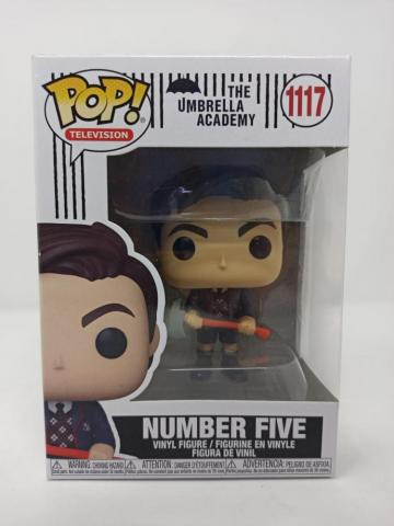 Funko Pop Umbrella Academy Number Five Detalle Pintura Fabrica