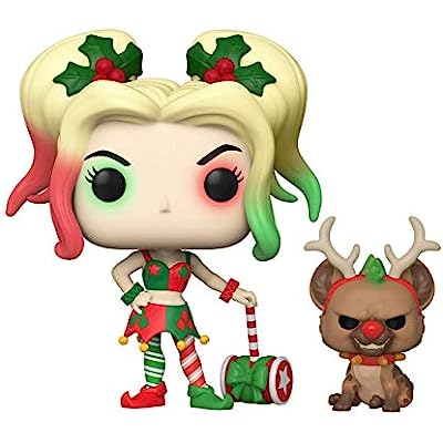 Funko Pop DC Holiday Harley Quinn with Helper