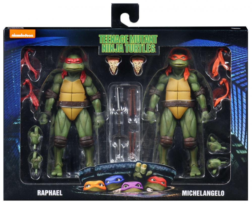 NECA TMNT Raphael Michelangelo 2-Pack Exclusive