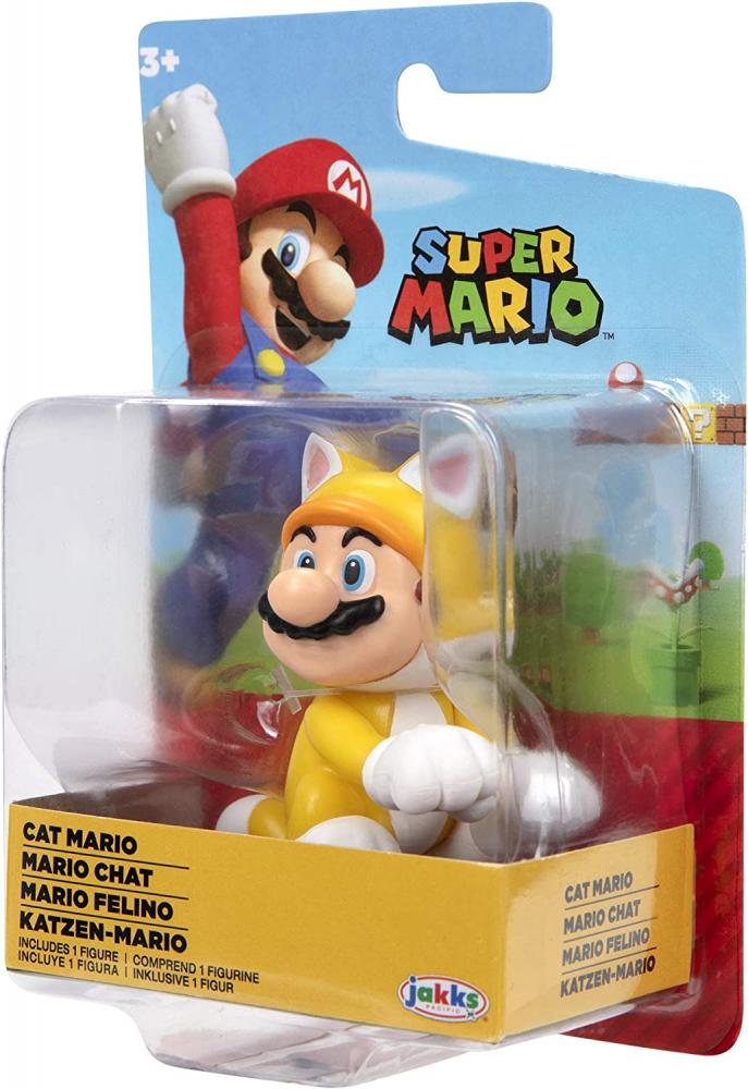 World of Nintendo Super Mario Cat Mario 6.5Cm Original