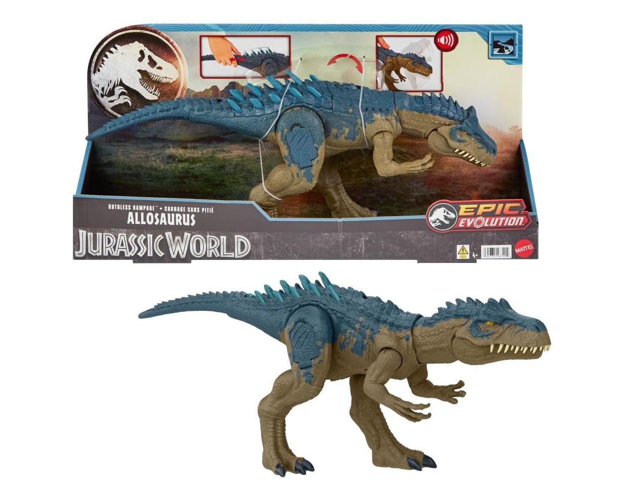 Jurassic World Ruthless Rampage Allosaurus