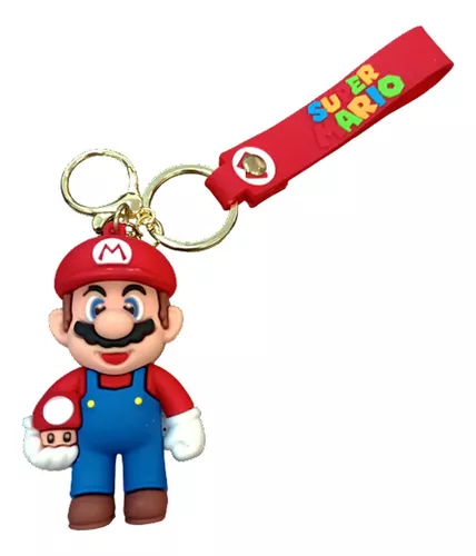 LLavero Goma Mario con Hongo