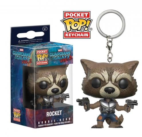 Llavero Funko Pop Guardians of the Galaxy 2 Rocket Toy Figure