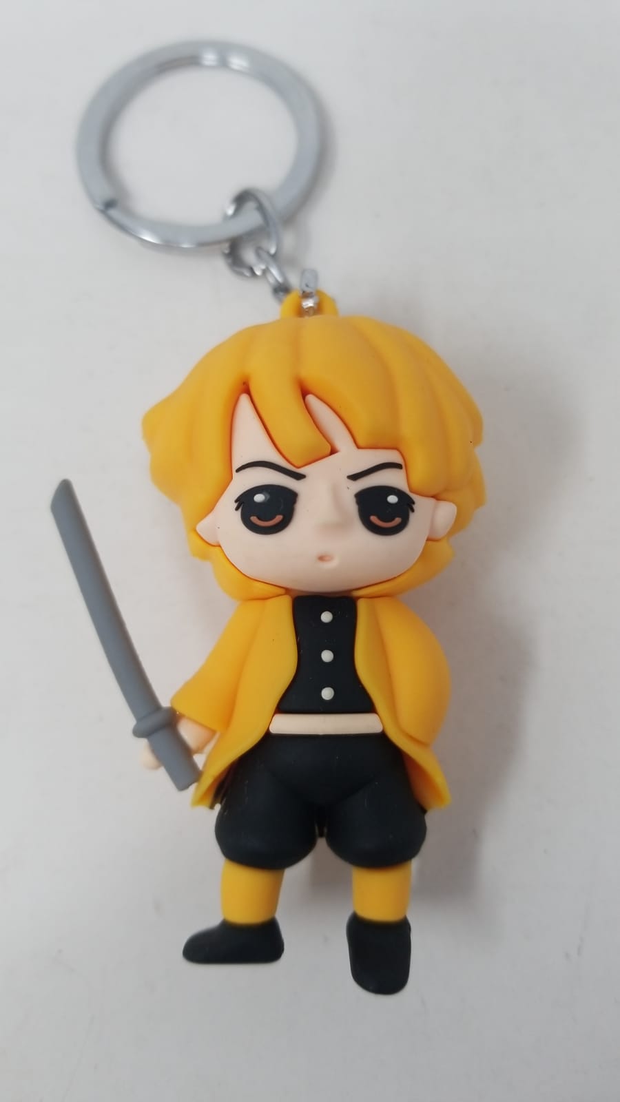 Llavero Goma Y Metal Demon Slayer Keychain