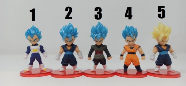 Minifiguras Dragon ball por unidad 6 cm