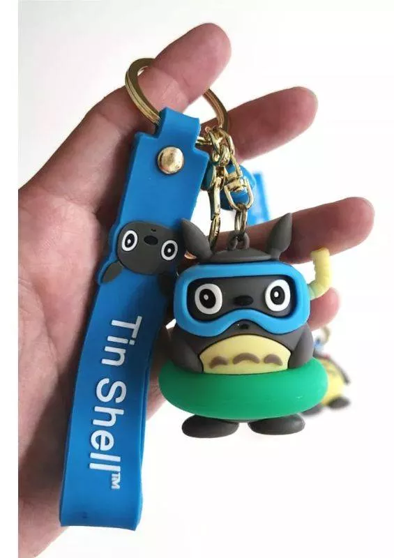 Llavero Goma Totoro Tin Shell