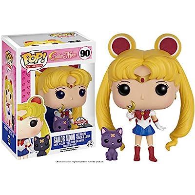 Funko Pop Sailor Moon with Moon Stick and Luna