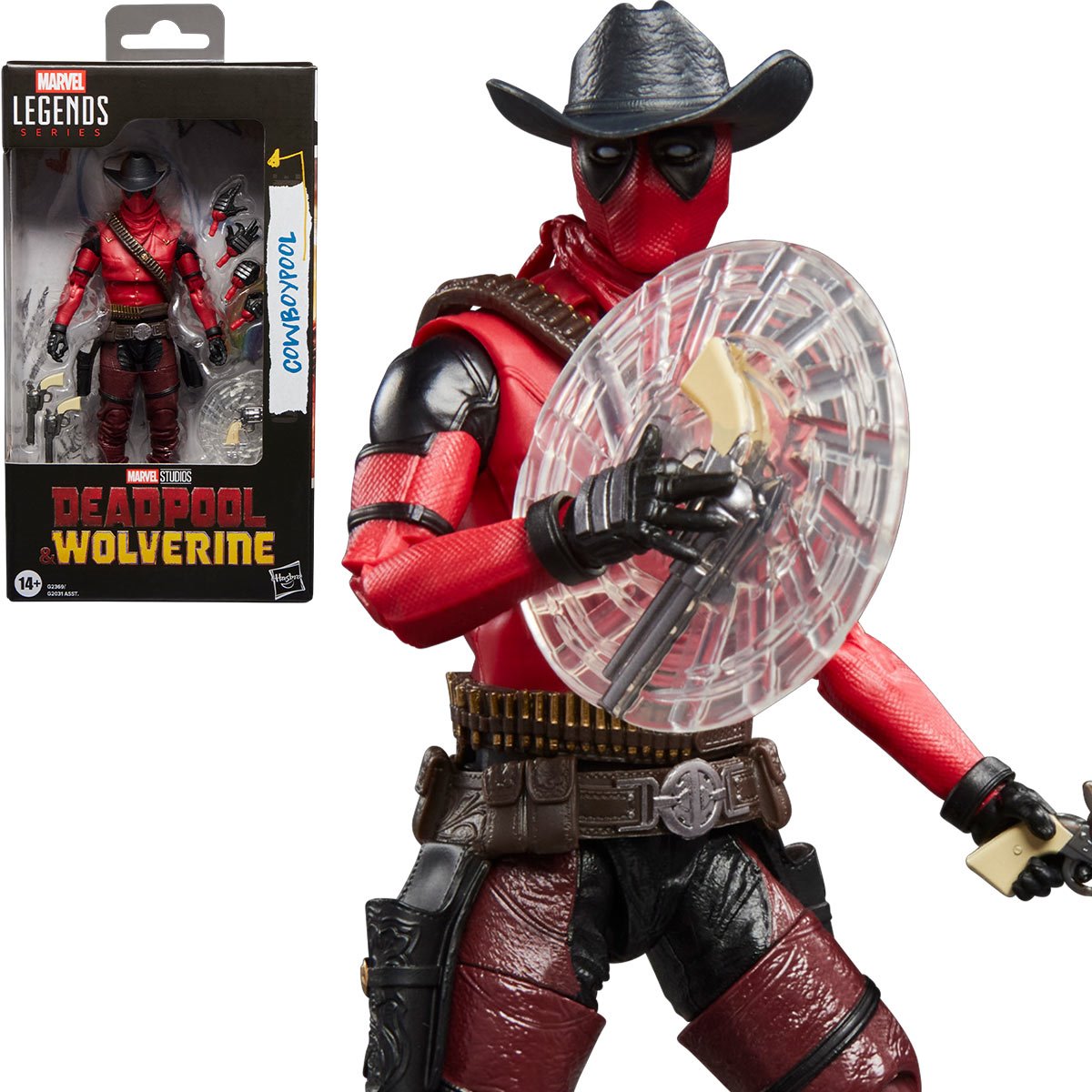Deadpool & Wolverine Marvel Legends Cowboypool 6-Inch Action Figure