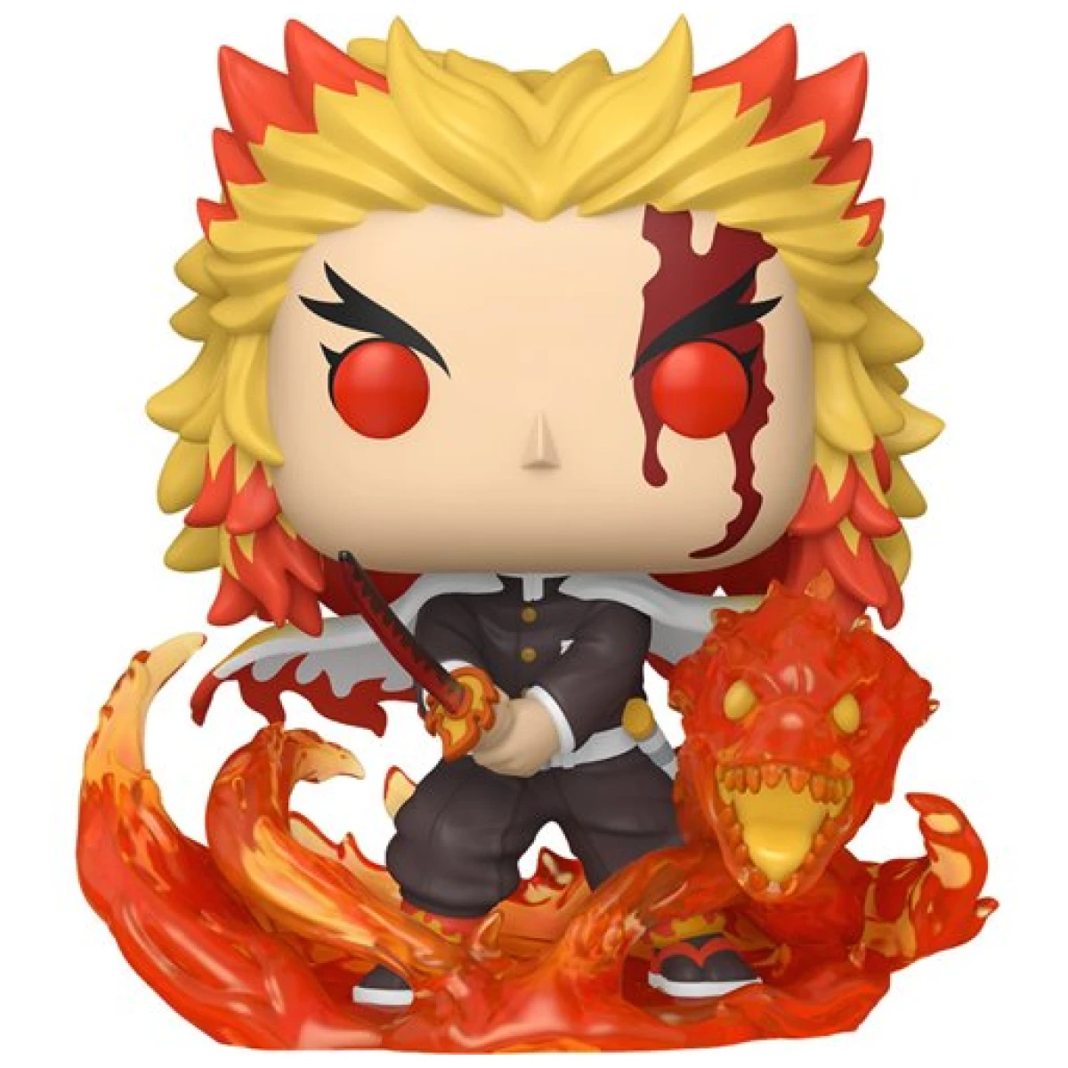 Demon Slayer Kyojuro Rengoku 9th Form Premium Funko Pop Vinyl Figure #1856