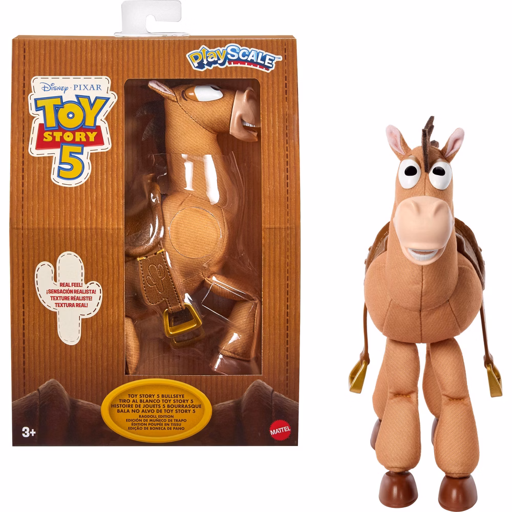 Disney and Pixar Toy Story 5 Bullseye Ragdoll Edition Figure, 7" Playscale Movie Accurate