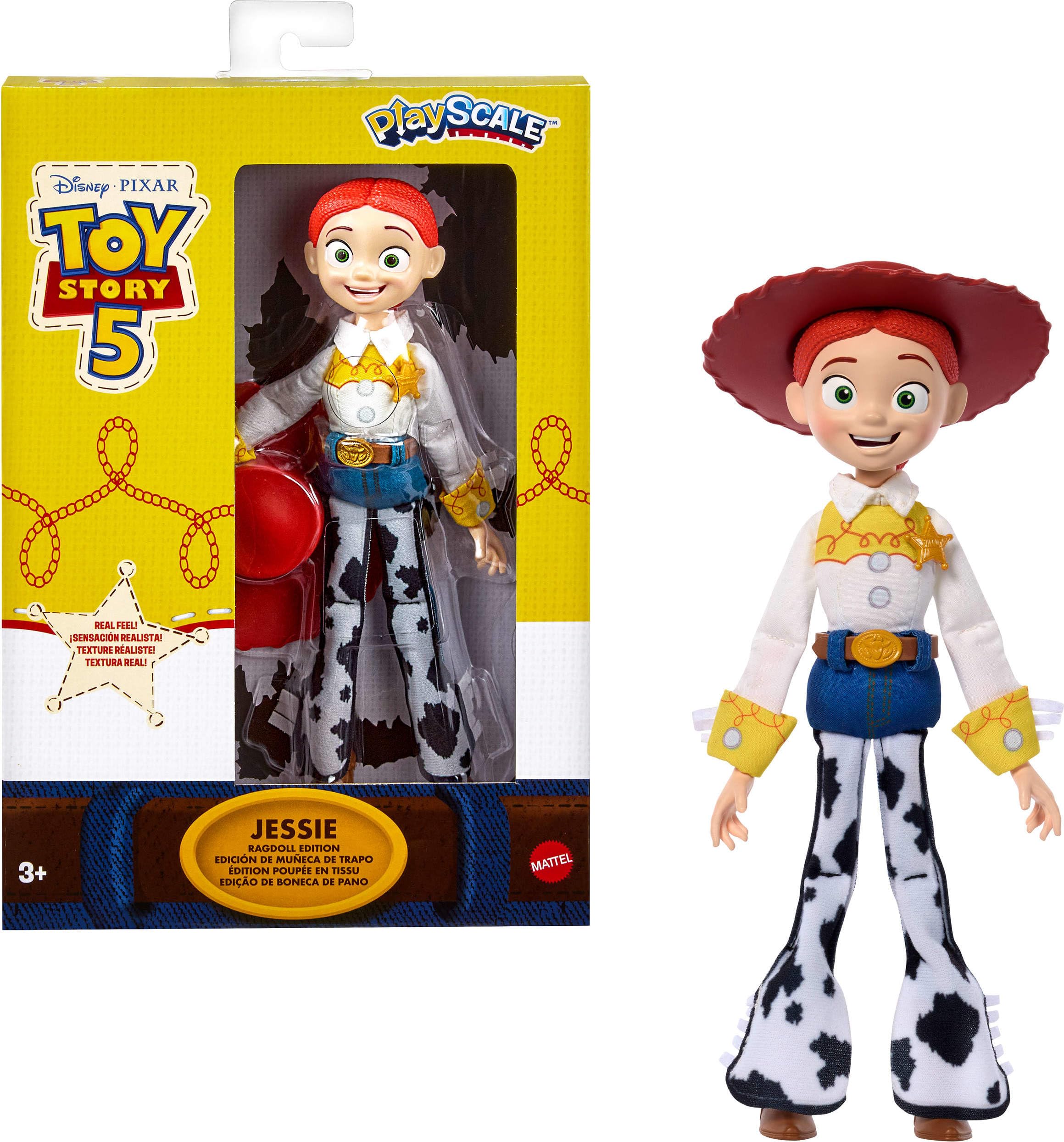 Disney and Pixar Toy Story 5 Jessie Ragdoll Edition Figure, 7" Playscale Movie Accurate