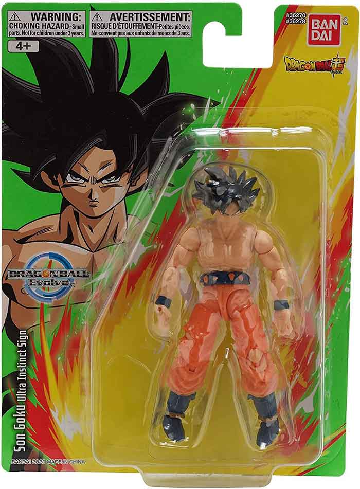 Dragon Ball Super Evolve figura Goku Ultra Instinct 13Cm